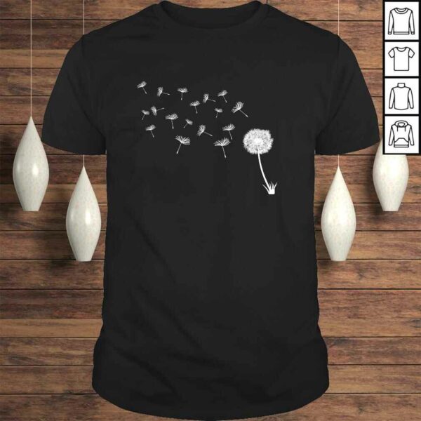 Dandelion puff ball with flying seeds Shirt