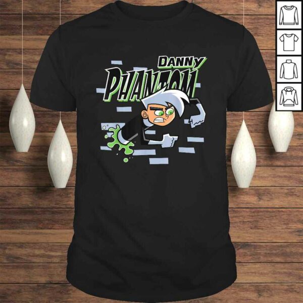 Danny Phantom Coming Through Brick Wall Gift TShirt