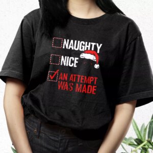 Darth Vader Naughty Or Nice Checklist T Shirt Xmas Design 2 Darth Vader Naughty Or Nice Checklist T Shirt Xmas Design 3