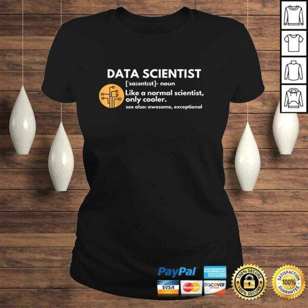 Data Scientist Definition Computer Science Tee T-Shirt