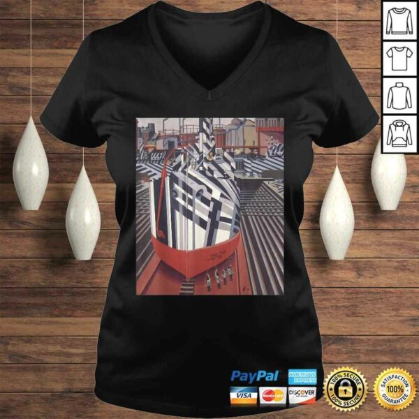 Dazzle-ships in Drydock Liverpool Edward Wadsworth Art Deco TShirt Gift