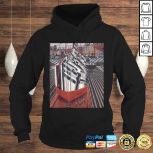 Dazzle ships in Drydock Liverpool Edward Wadsworth Art Deco TShirt Gift 4