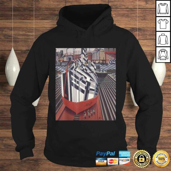 Dazzle-ships in Drydock Liverpool Edward Wadsworth Art Deco TShirt Gift