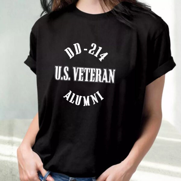 Dd 214 Alumni Us Veteran Vetrerans Day T Shirt