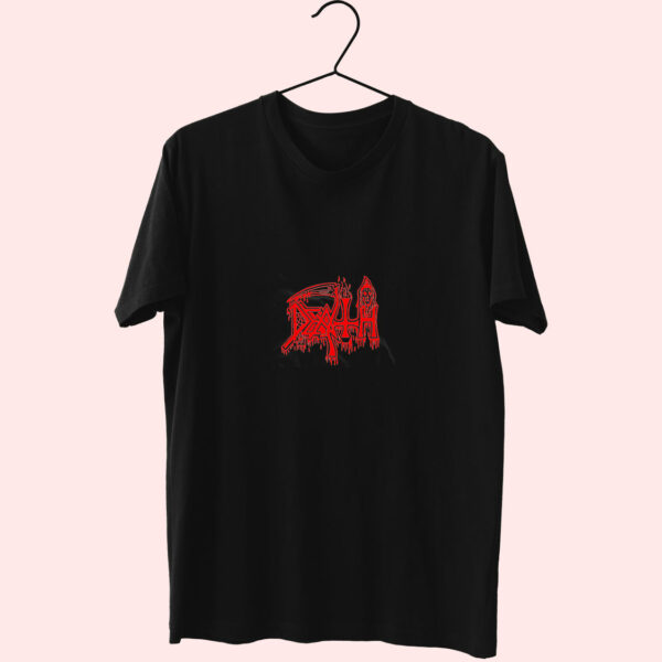 Death Classic Logo Red Essentials T Shirt