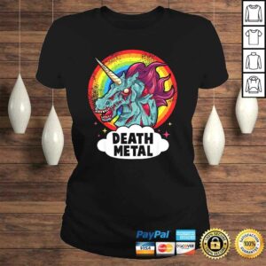 Death Metal Unicorn Rainbow Rocker Emo Zombie. Gift Top 2 Death Metal Unicorn Rainbow Rocker Emo Zombie Gift Top 3