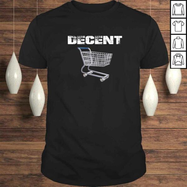 DecenShirt with shopping cart