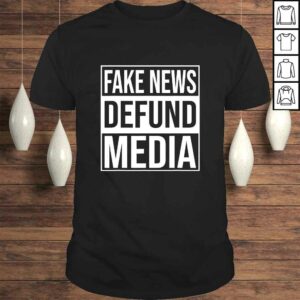 Defund The Media Political Protest Fake News Gift Top Defund The Media Political Protest Fake News Gift Top