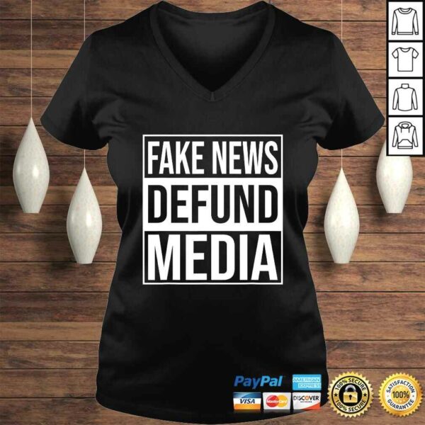 Defund The Media Political Protest Fake News Gift Top