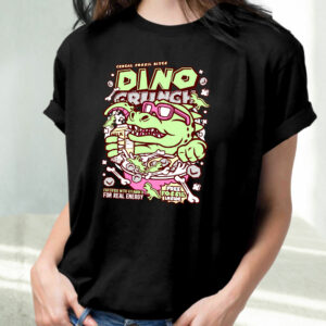 Dino Crunch Funny Graphic T Shirt 2 Dino Crunch Funny Graphic T Shirt 3