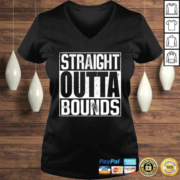 Disc Golf Straight Outta Bounds TShirt Gift