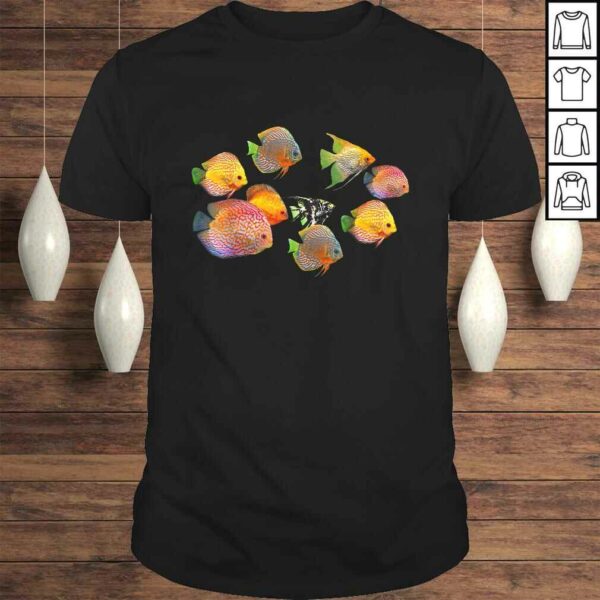 Discus Fish Underwater Sea Funny Ocean Fishes Tee Shirt