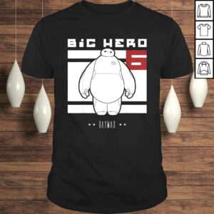 Disney Big Hero 6 Baymax All White Flag Poster Tee T-Shirt Disney Big Hero 6 Baymax All White Flag Poster Tee T-Shirt