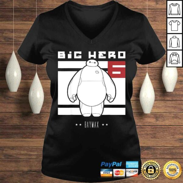 Disney Big Hero 6 Baymax All White Flag Poster Tee T-Shirt