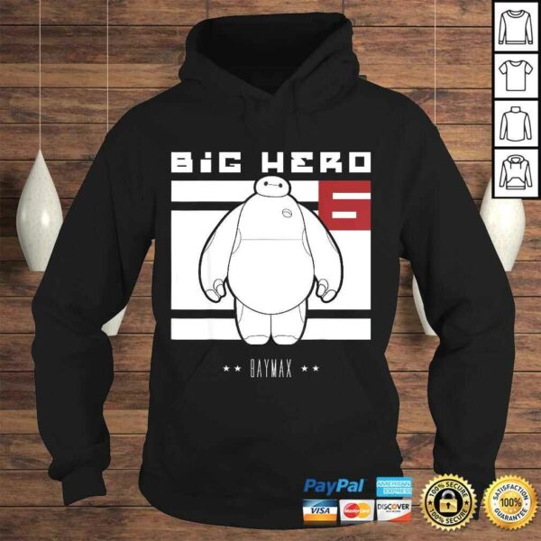 Disney Big Hero 6 Baymax All White Flag Poster Tee T-Shirt