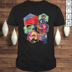 Disney Big Hero 6 TV Series Group Six Hex Graphic TShirt Disney Big Hero 6 TV Series Group Six Hex Graphic TShirt
