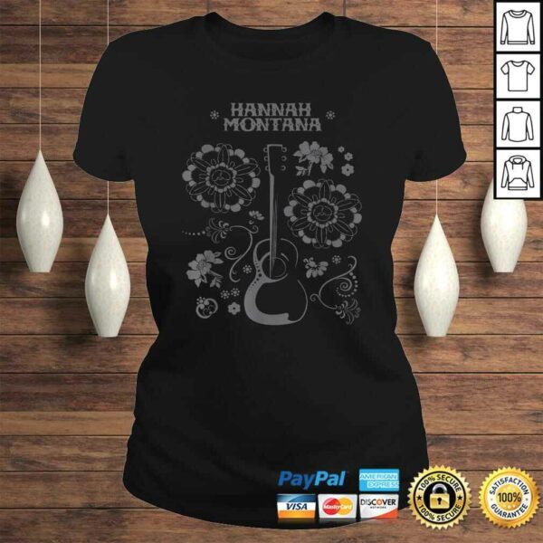 Disney Channel Hannah Montana Floral Guitar Tee Shirt