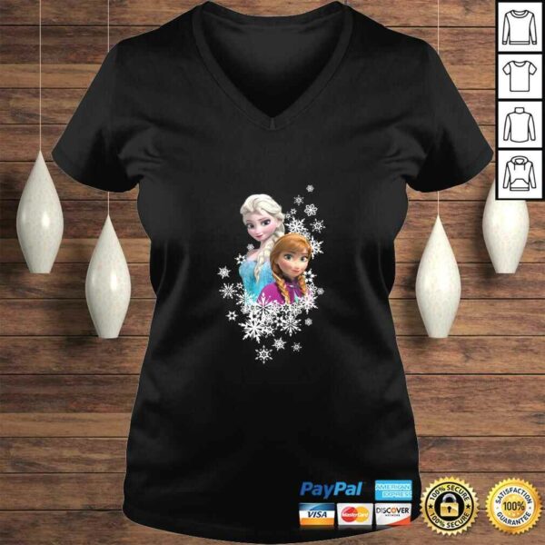 Disney Frozen Anna and Elsa Snowflakes Shirt