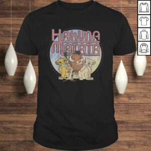 Disney Lion King Retro Hakuna Matata Simba And Friends V-Neck T-Shirt Disney Lion King Retro Hakuna Matata Simba And Friends V-Neck T-Shirt