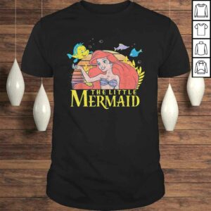 Disney Little Mermaid Ariel Flounder Logo Graphic Shirt C1 TShirt Disney Little Mermaid Ariel Flounder Logo Graphic Shirt C1 TShirt