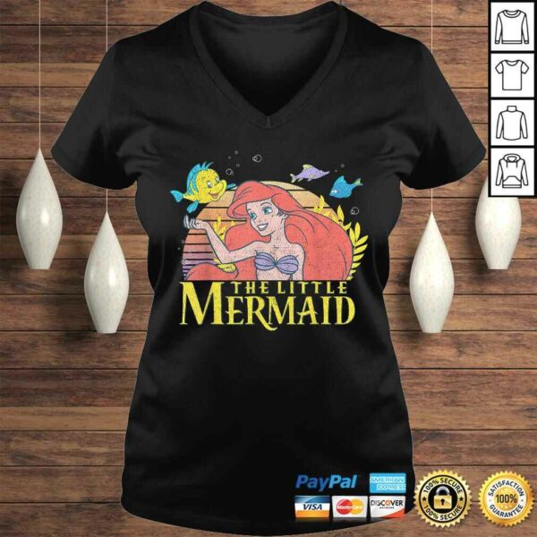 Disney Little Mermaid Ariel Flounder Logo Graphic Shirt C1 TShirt