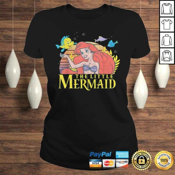 Disney Little Mermaid Ariel Flounder Logo Graphic Shirt C1 TShirt