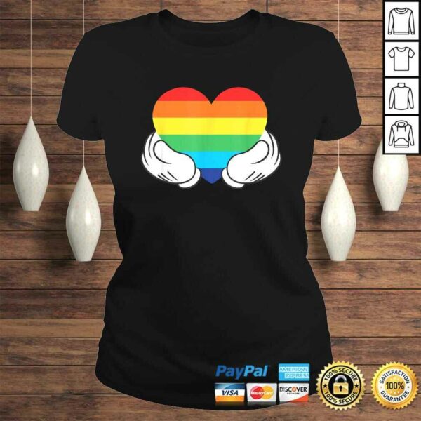 Disney Mickey Mouse Rainbow Hands Tee Shirt