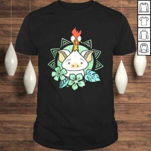 Disney Moana Pua & Hei Hei Tropical Graphic Shirt Disney Moana Pua & Hei Hei Tropical Graphic Shirt