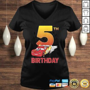 Disney Pixar Cars Lightning McQueen 5th Birthday Peel OuTShirt 1 Disney Pixar Cars Lightning McQueen 5th Birthday Peel OuTShirt 2