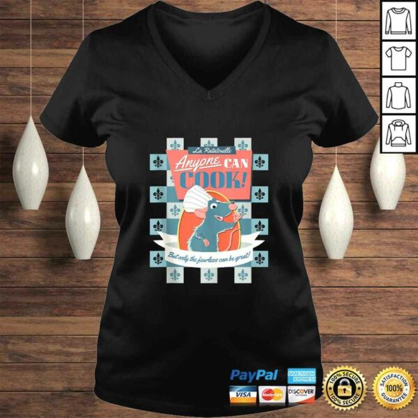 Disney Pixar Ratatouille Remy Anyone Can Cook Poster Shirt