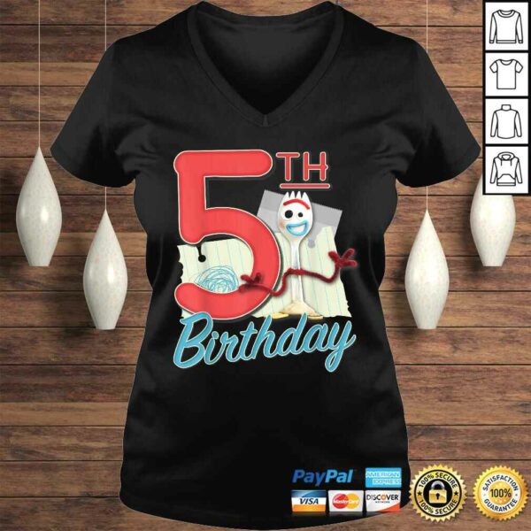 Disney Pixar Toy Story 4 Forky 5th Birthday T-shirt