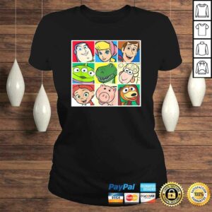 Disney Pixar Toy Story Cast Character Grid V-Neck T-Shirt 2 Disney Pixar Toy Story Cast Character Grid V Neck T Shirt 3