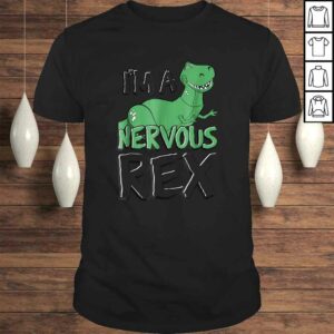 Disney Toy Story Nervous Rex Graphic V-Neck T-Shirt Disney Toy Story Nervous Rex Graphic V-Neck T-Shirt