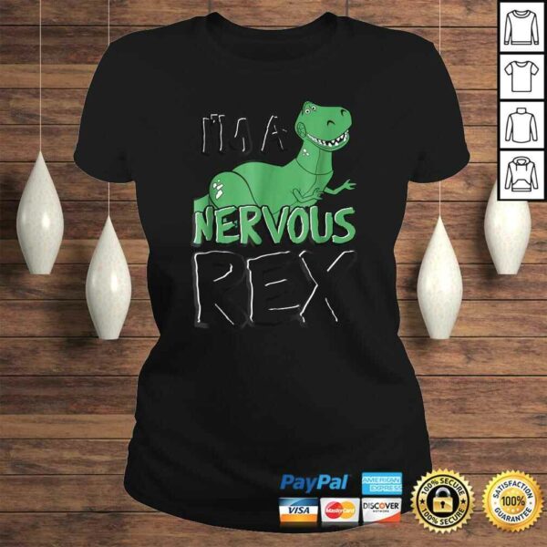 Disney Toy Story Nervous Rex Graphic V-Neck T-Shirt