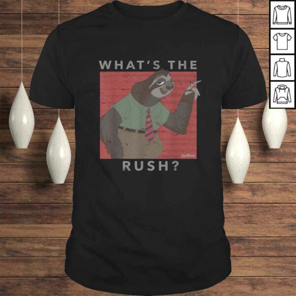 Disney Zootopia Flash What’s The Rush Tee T-Shirt