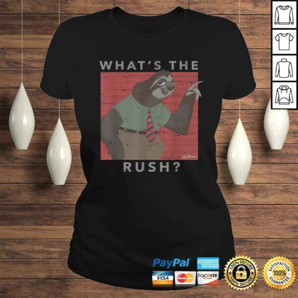 Disney Zootopia Flash What’s The Rush Tee T-Shirt