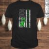 Distressed Donate Life USA Flag Organ Kidney Donor Ribbon Shirt