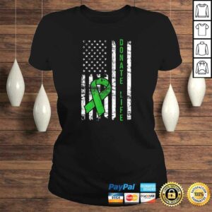 Distressed Donate Life USA Flag Organ Kidney Donor Ribbon Shirt 2 Distressed Donate Life USA Flag Organ Kidney Donor Ribbon Shirt 3