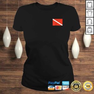 Diver Down Dive Flag Shirt Scuba Diving Tee 3