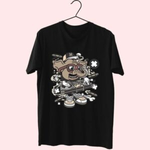 Dj Elephant Funny Graphic T Shirt 3 Dj Elephant Funny Graphic T Shirt 4