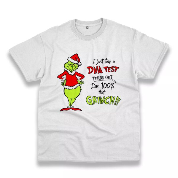 Dna Test I’M 100 Percent Grinch Thanksgiving Vintage T Shirt