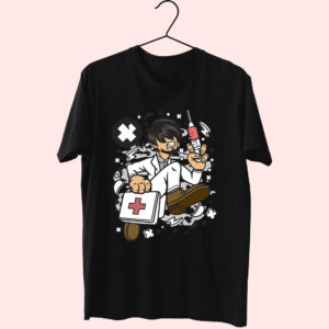 Doctor Running Funny Graphic T Shirt Doctor Running Funny Graphic T Shirt