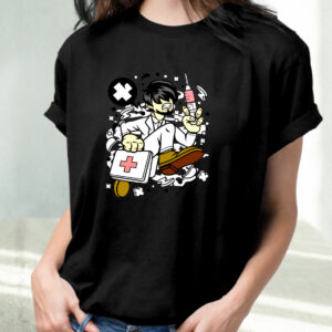 Doctor Running Funny Graphic T Shirt 2 Doctor Running Funny Graphic T Shirt 3