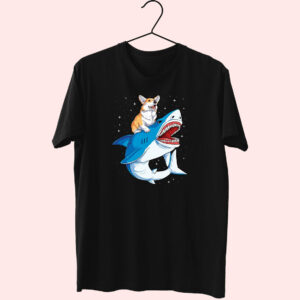 Dog Riding Shark Cute T Shirt Dog Riding Shark Cute T Shirt