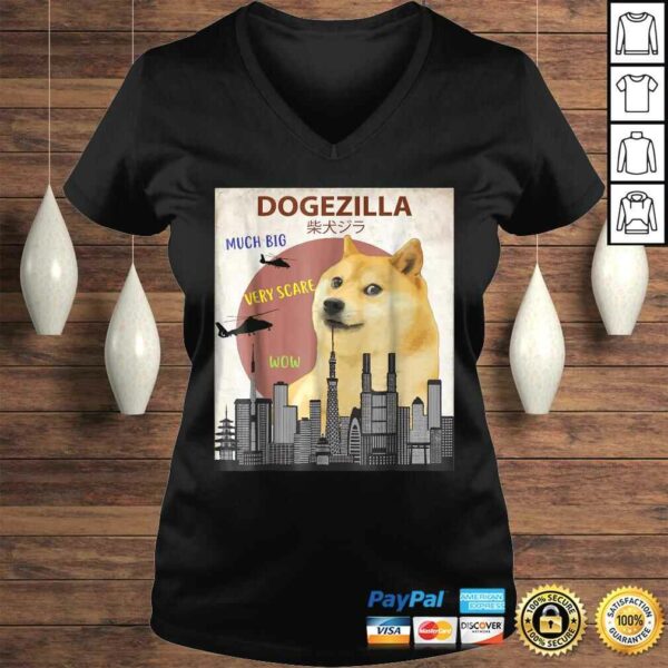 Dogezilla Shirt  Funny DOGE MEME Shiba Inu Dog TShirt