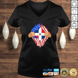 Dominican Blood Inside Me Shirt Dominican Republic Flag Gift