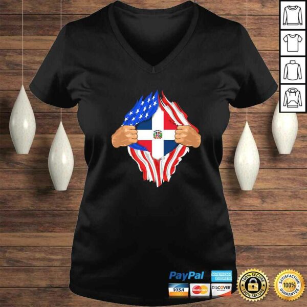 Dominican Blood Inside Me Shirt Dominican Republic Flag Gift