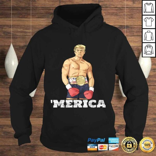 Donald Trump 2020 American Boxing Champion Boxer Merica Gif Shirt