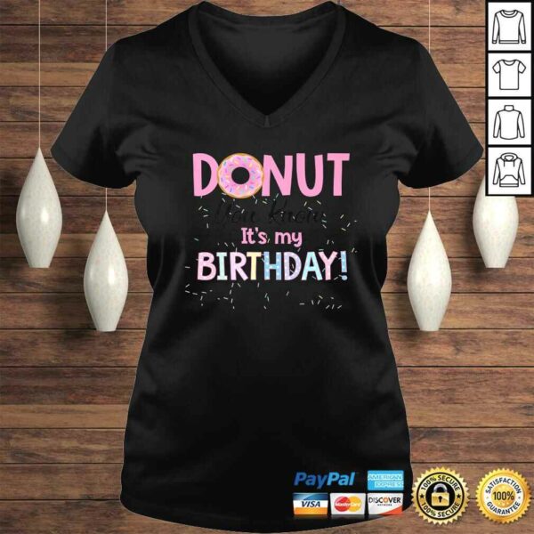 Donut Funny 1st Birthday Shirt Matching Family Cake