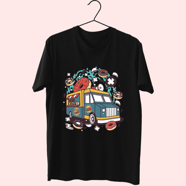 Donut Van Funny Graphic T Shirt